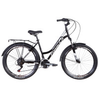 Велосипед ST 26" Formula OMEGA AM Vbr з багажником зад St, з крилом St 2022 (чорно-білий) Велосипед ST 26" Formula OMEGA AM Vbr з багажником зад St, з крилом St 2022 (чорно-білий)