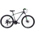 Велосипед 27.5" Formula THOR 2021 (черно-зеленый)