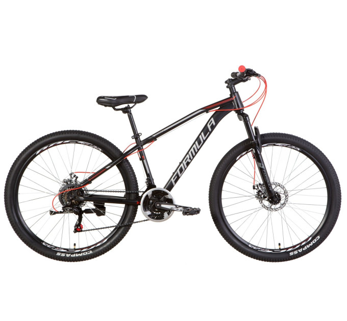 Велосипед 27.5" Formula DRAGONFLY 2021 (черно-красный)