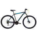 Велосипед 29" Discovery RIDER DD 2021 (черно-синий)