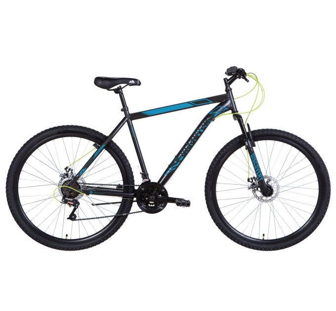 Велосипед 29" Discovery RIDER DD 2021 (черно-синий)